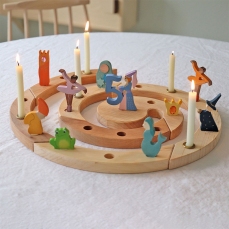 Spirale in legno (Avvento, Compleanno, Pasqua, Tavolo delle stagioni)