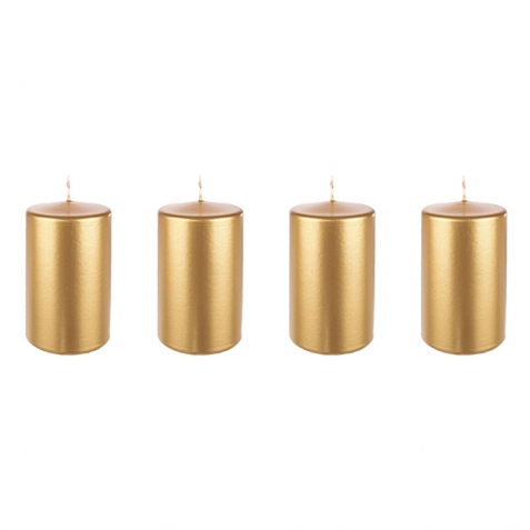 Candele d'oro per corona dell'Avvento (120x58) - 4 candele  