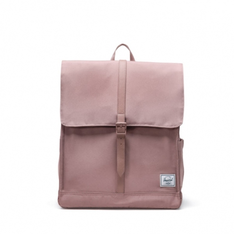 Cartella per la scuola Herschel in tessuto con cinghia - rosa antico