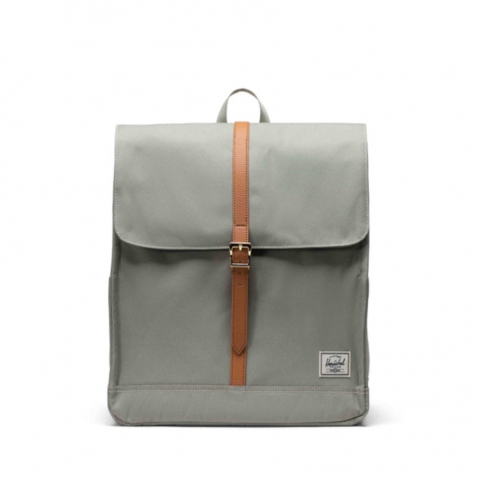 Cartella per la scuola Herschel in tessuto con cinghia - salvia
