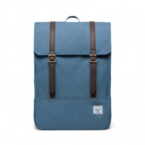 Cartella per la scuola Herschel in tessuto con doppia cinghia - azzurro