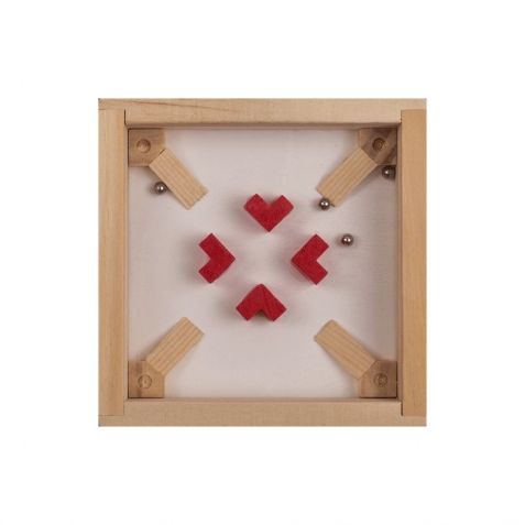 Gioco di abilità - Labirinto a incrocio in legno 