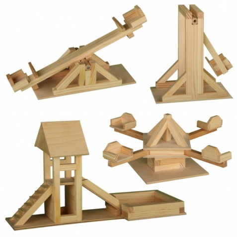 Kit per realizzare un Modellino in legno - Parco giochi