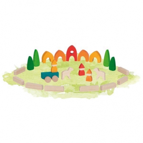 Il mio piccolo villaggio - in legno 