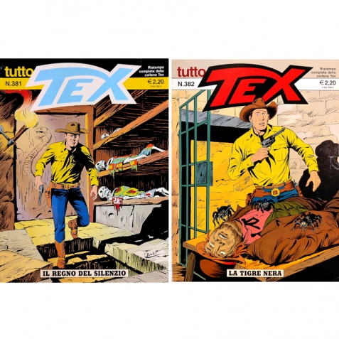 Tex - 2 fumetti: Il regno del silenzio e La tigre nera - Libri usati 