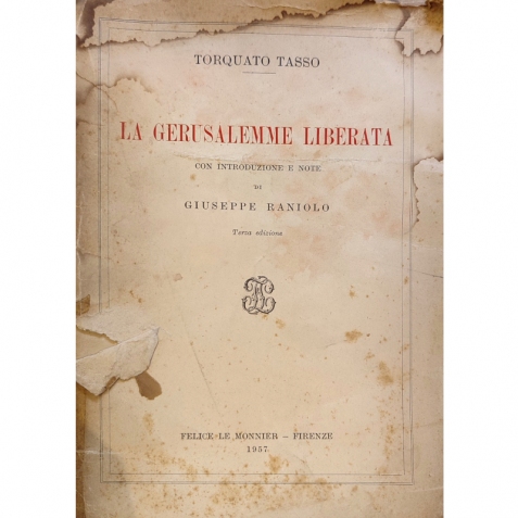 La Gerusalemme liberata - Libro antico 