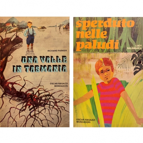 Una valle in Tasmania e Sperduto nelle paludi - 2 Libri usato 