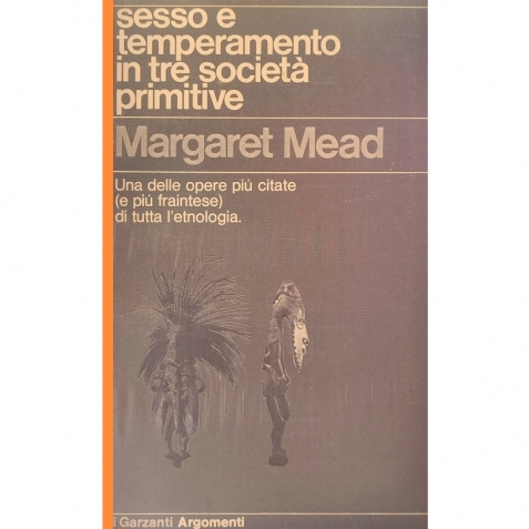 Sesso e temperamento in tre società primitive - Libro vintage