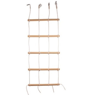 Scaletta in legno tripla per arrampicata