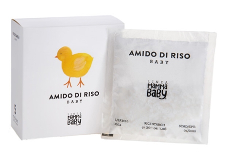 Amido di riso per il bagnetto