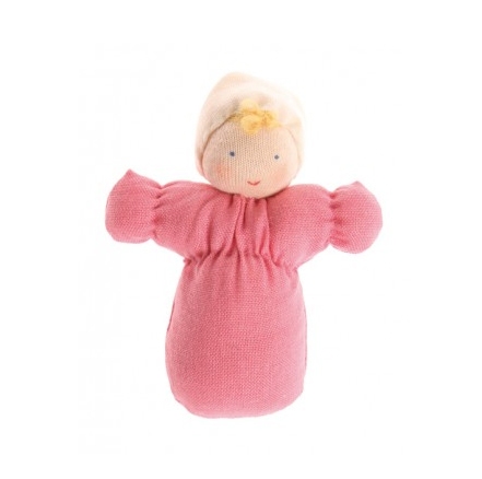 Famiglia in stoffa - Neonato rosa - Baby Mia