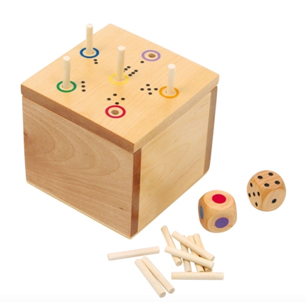 Scatola mangia legnetti - gioco da tavolo