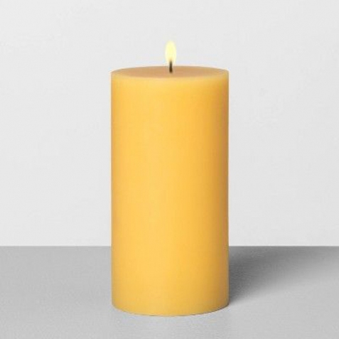 Candela in pura cera d'api (120x58mm)