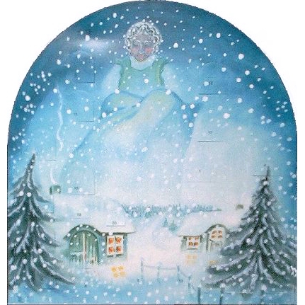 Calendario dell'avvento - La signora Holle e le fiabe dei Fratelli Grimm