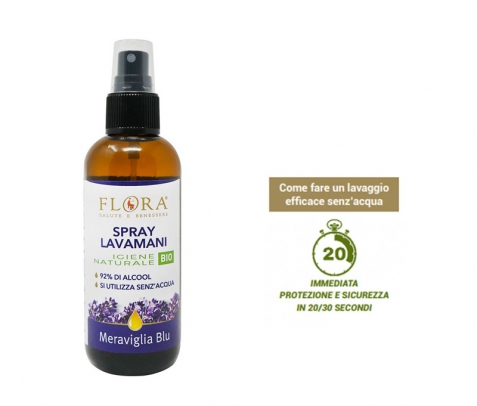 Spray lavamani - Lavanda grande - 92% alcol