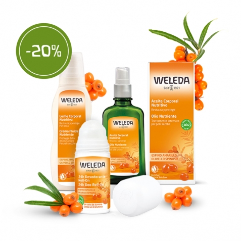 Tu regali 3 prodotti Weleda, noi ti facciamo lo sconto - Olivello spinoso