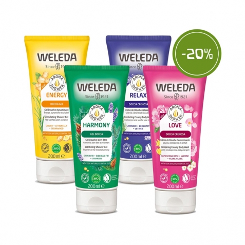 Tu regali 4 prodotti Weleda, noi ti facciamo lo sconto - Aroma shower