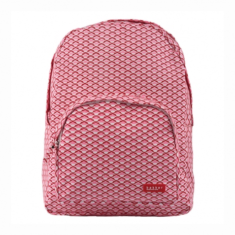 Zaino in tessuto con cerniera (35x9x26cm)  - Chine
