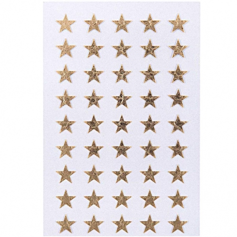 Stelle d'oro adesive piccole - 10 mm