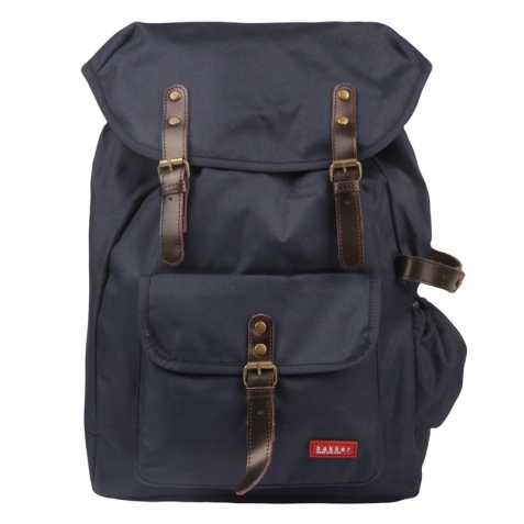 Zaino grande (42x12x28 cm) in tela blu navy
