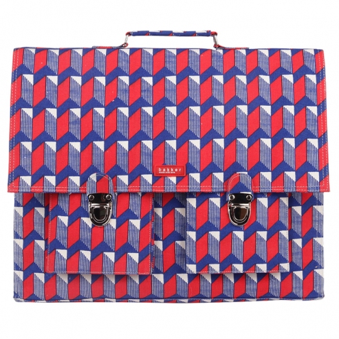 Cartella grande per la scuola (40x35x10cm) - Watanabe Red