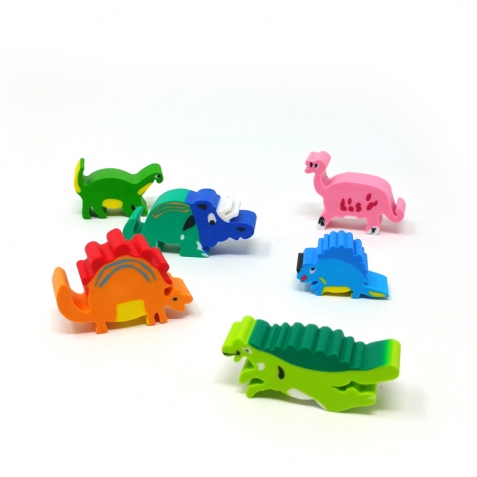 Gomme da cancellare dinosauri - 6 pezzi