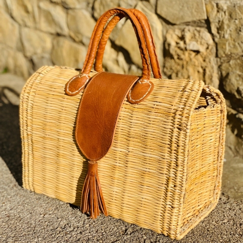 Cestino o borsa in vimini - grande