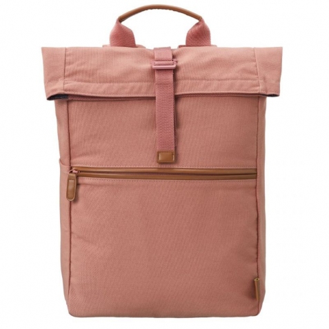 Zaino grande in cotone bio - Rosa antico 