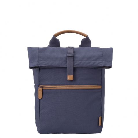Zaino grande in cotone bio - Blu