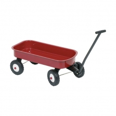 Carretto rosso in metallo