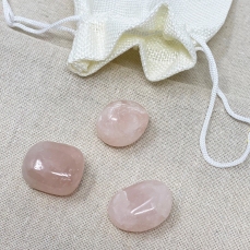 Sacchetto di minerali 3 pezzi - Quarzo rosa