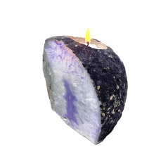 Portalumino candela - Agata viola