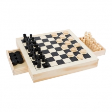 Dama, mulino e scacchi - 3 giochi in 1
