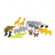 Animali della savana - 20 pezzi