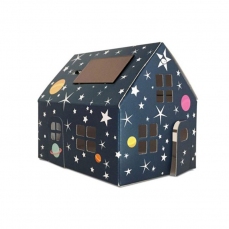 Lucina per la notte - casetta stella con pannello solare