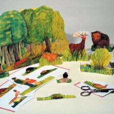 Ritaglia tu. Animali del bosco