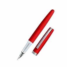 Penna stilografica in metallo - Rossa