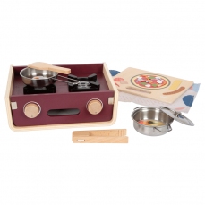 Cucina da campeggio con barbecue 4 in 1 