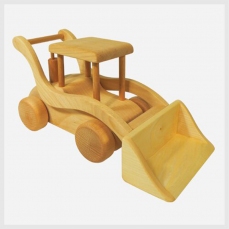 Ruspa con pala mobile giocattolo in legno di acero