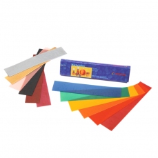 Cera d'api sottile per decorare le candele - 12 fogli medi (20x4cm)