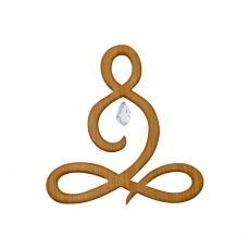 Acchiappasole da appendere (legno) - Buddha