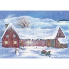 Calendario dell'Avvento - Il Natale alla fattoria (piccolo A5 con busta)