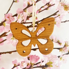 Decorazione da appendere in legno - Farfalla