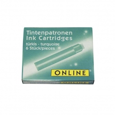 Cartucce d'inchiostro standard turchese - 6 pezzi