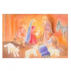 Cartolina: Adorazione dei pastori di Dorothea Schmidt
