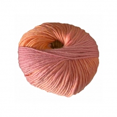 Gomitolone sfumato 100% lana - Rosa pesca