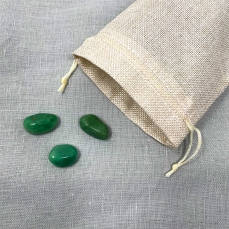 Sacchetto di minerali 3 pezzi - Quarzo verde