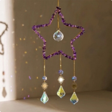 Acchiappasole da appendere grande - Ametista