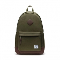 Zaino Herschel adatto ai quadernoni della scuola - verde e marrone