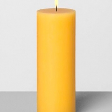 Candela in pura cera d'api (120x38mm)